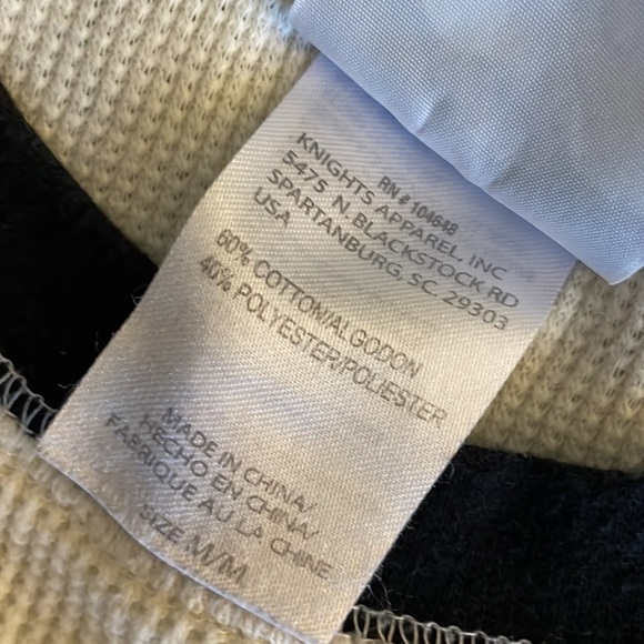 Chicago Blackhawks Waffle Knit Long Sleeve Shirt - Picture 6 of 6